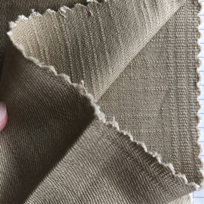 GZ-JCH JA381 高品質賽絡紡竹節彈力 成份：97%棉 3%氨綸 側面照